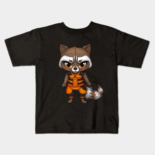 Chibi Rocket Raccoon Kids T-Shirt